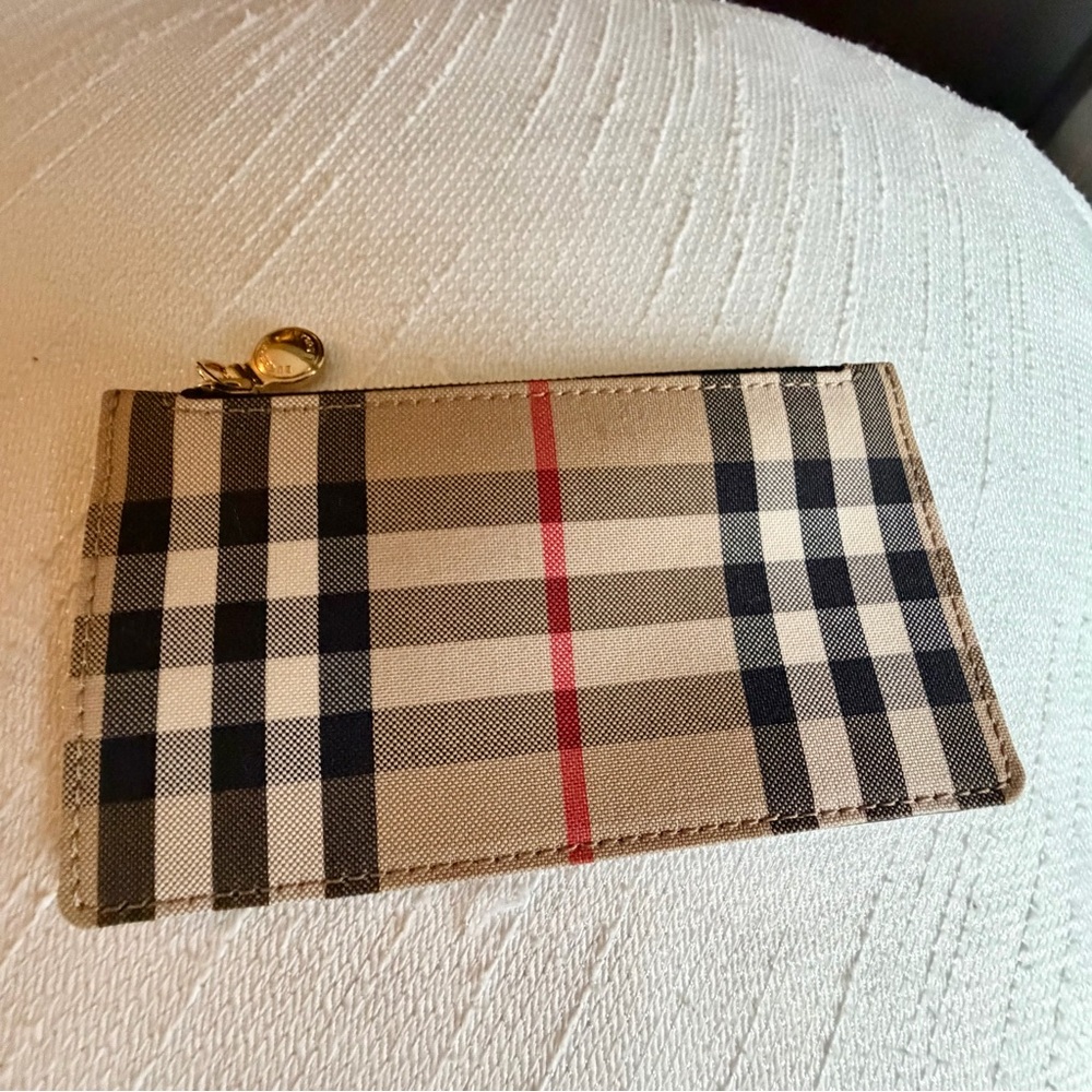 Burberry card holder. New with tags!